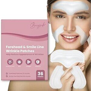 BAYSIDE Forehead Wrinkle Patches and Smile Line Patches Set